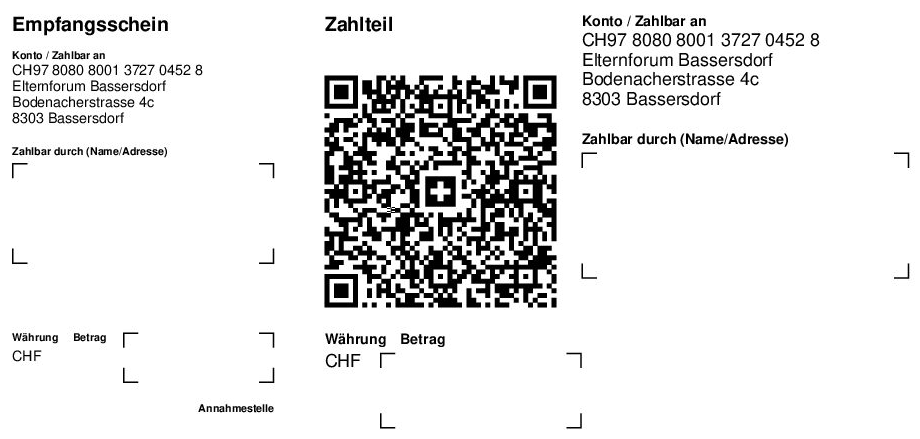 Einzahlungsschein