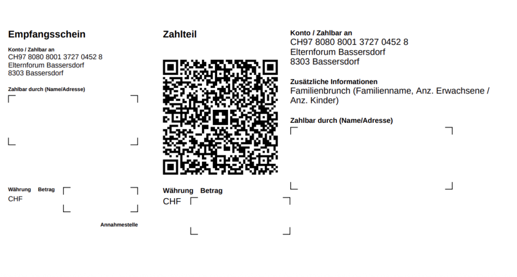 Einzahlungsschein