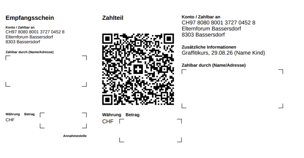 Einzahlungsschein